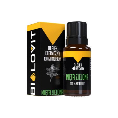 BILOVIT Naturalny olejek eteryczny Mięta Zielina, 100% organic, 10ml