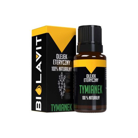 BILOVIT Natural thyme essential oil, Aromatherapy 100% organic, 10 ml