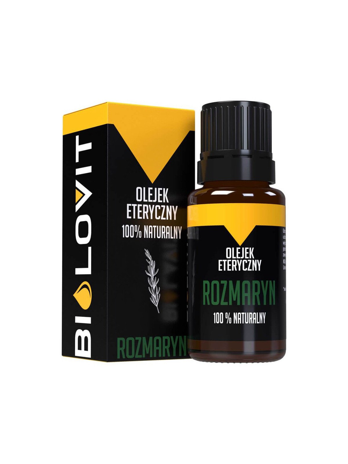 BILOVIT Naturalny Olejek Eteryczny Rozmaryn, 100% organic, 10 ml