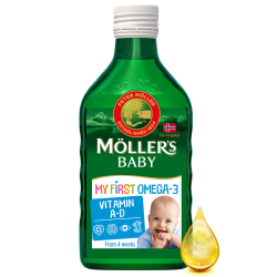 MOLLERS Tran for Infants and babies with Vit. D. Protection & Support