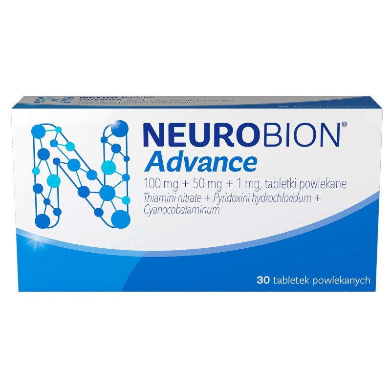 Neurobion Advance B1 + B6 + B12 , 30 film-coated tablets