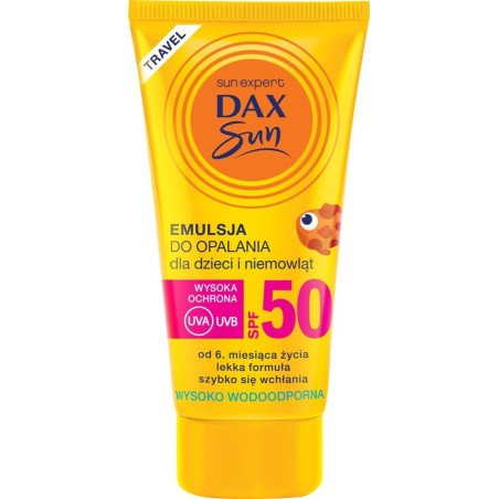 Dax Sun Travel Sunscreen emulsion for children and infants SPF 50, 50 ml