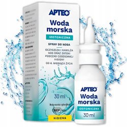 Apteo Isotonic Sea Water, nasal spray, cleanses and moisturizes, 30 ml