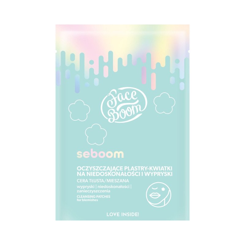 Face Boom Cleansing flower patches for imperfections and pimples "Sweet Saviors", 20 pieces in a package