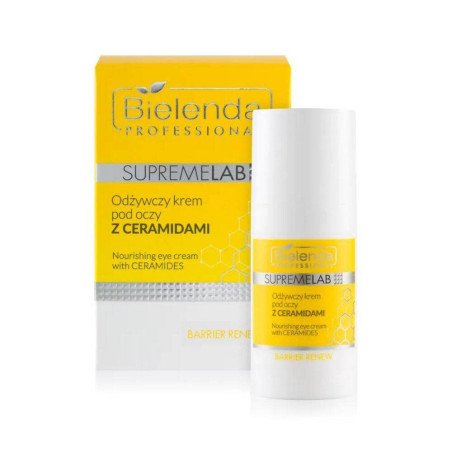 Bielenda Professional SupremeLAB, "BARRIER RENEW" Odżywczy krem pod oczy z Ceramidami, 15ml