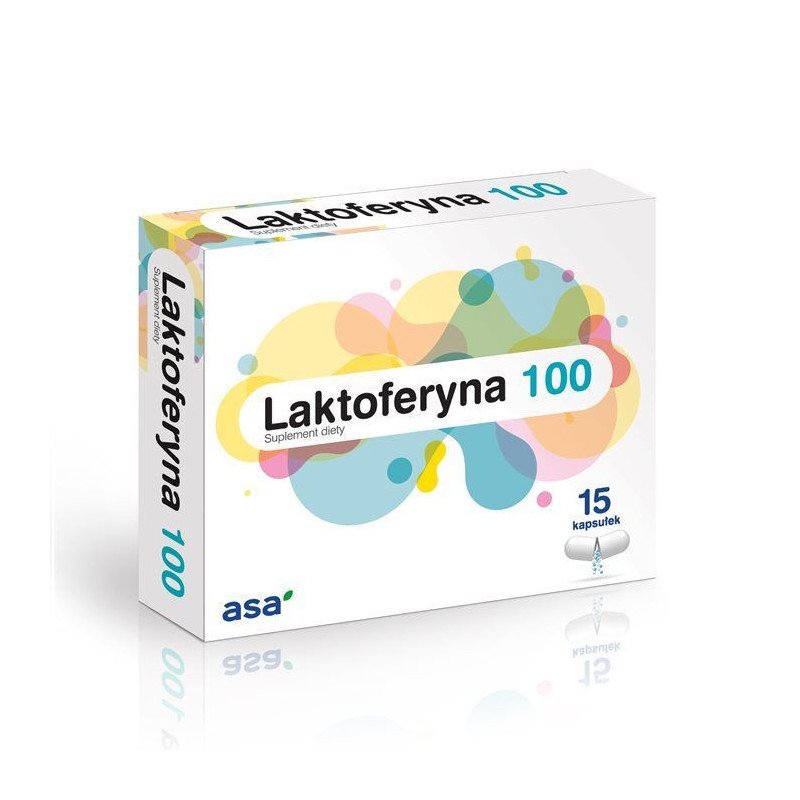 Laktoferyna 100mg, 15 kapsułek