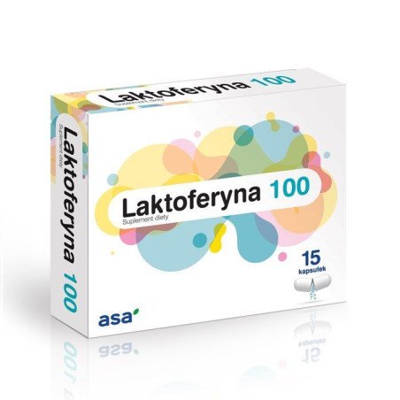 Laktoferyna 100mg, 15 kapsułek