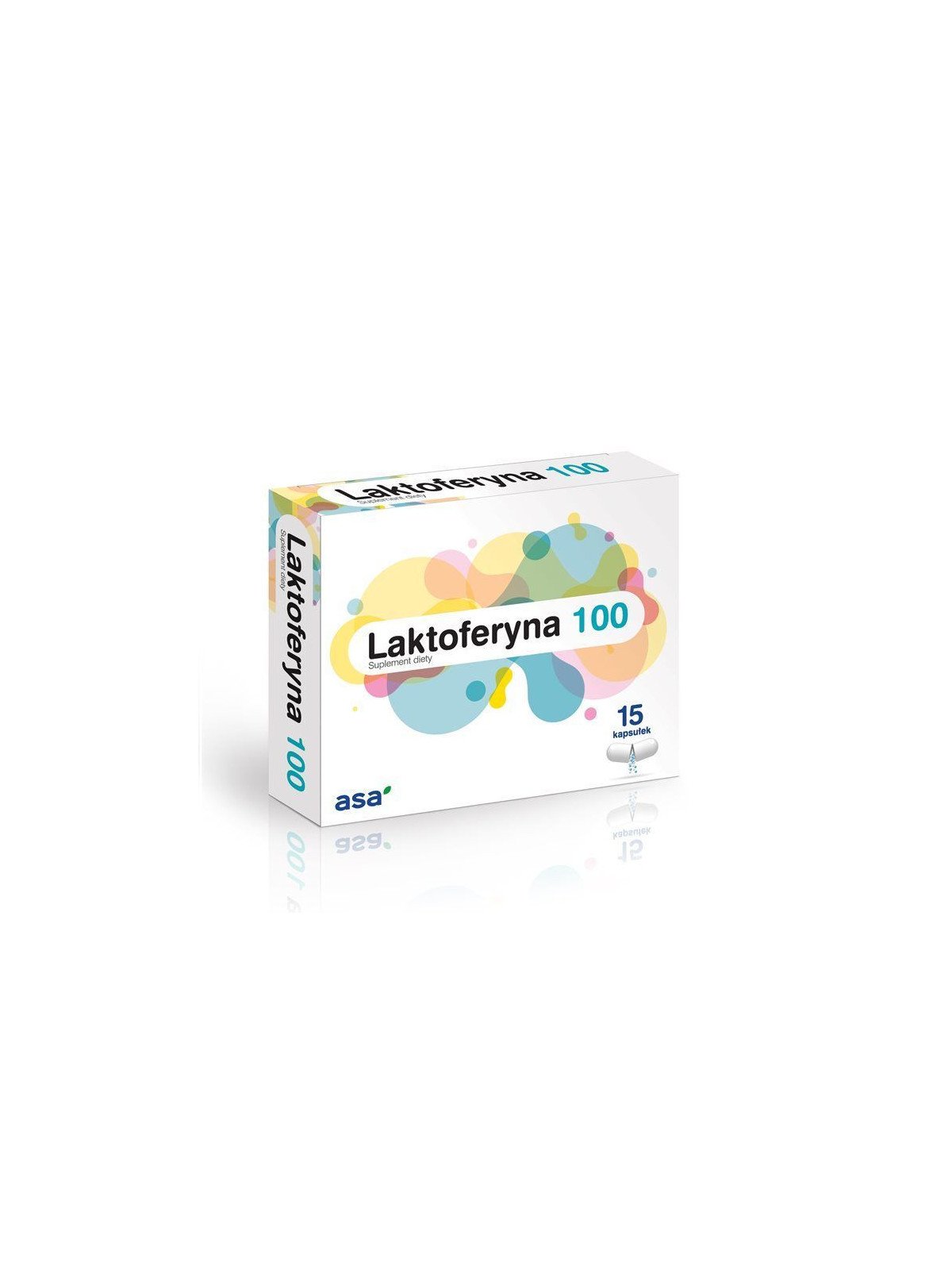 Lactoferrin 100mg, 15 capsules