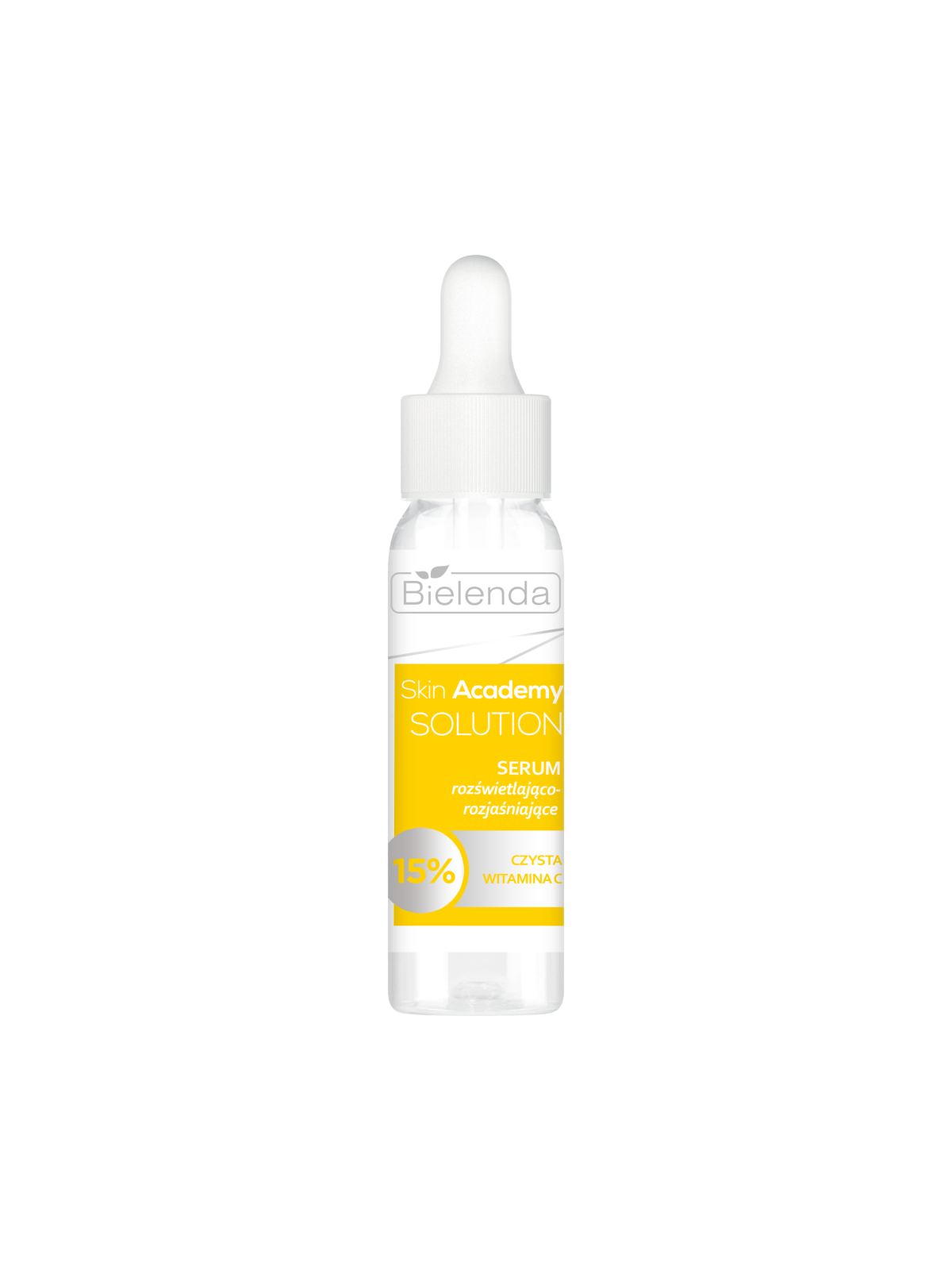 Bielenda Skin Academy SOLUTION, Serum rozświetlająco rozjaśniające (15% czysta witamina C), 30ml