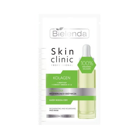 Bielenda Skin Clinic Professional, Maseczka regenerująco - odżywcza KOLAGEN, 8g