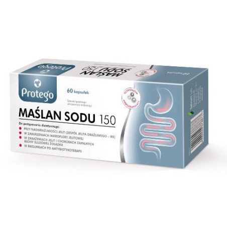 PROTEGO Maślan Sodu 150, 60 kapsułek