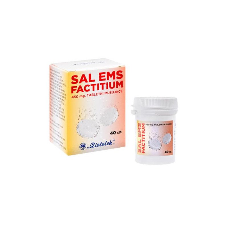 SAL EMS FACTITIUM, 40 effervescent tablets