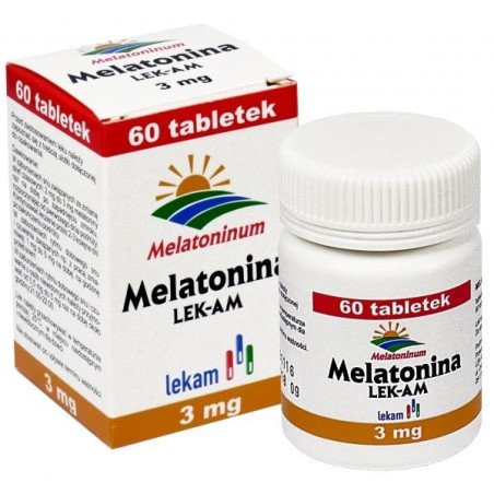 Melatonina, dobry sen, 3 mg, 60 tabletek