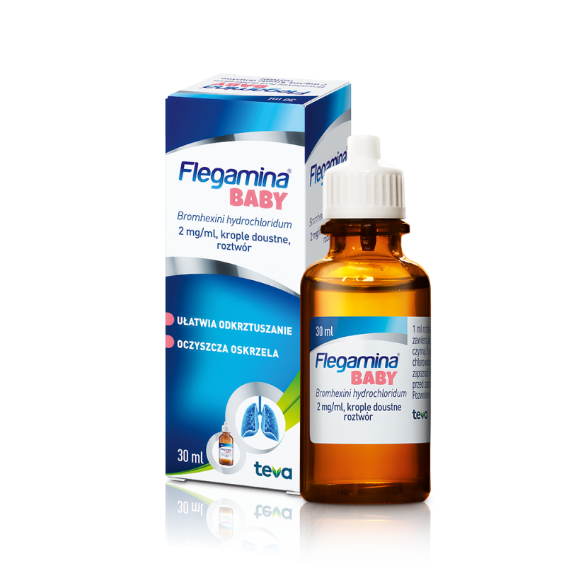 Flegamina Baby (2 mg/ml), oral drops, 30 ml