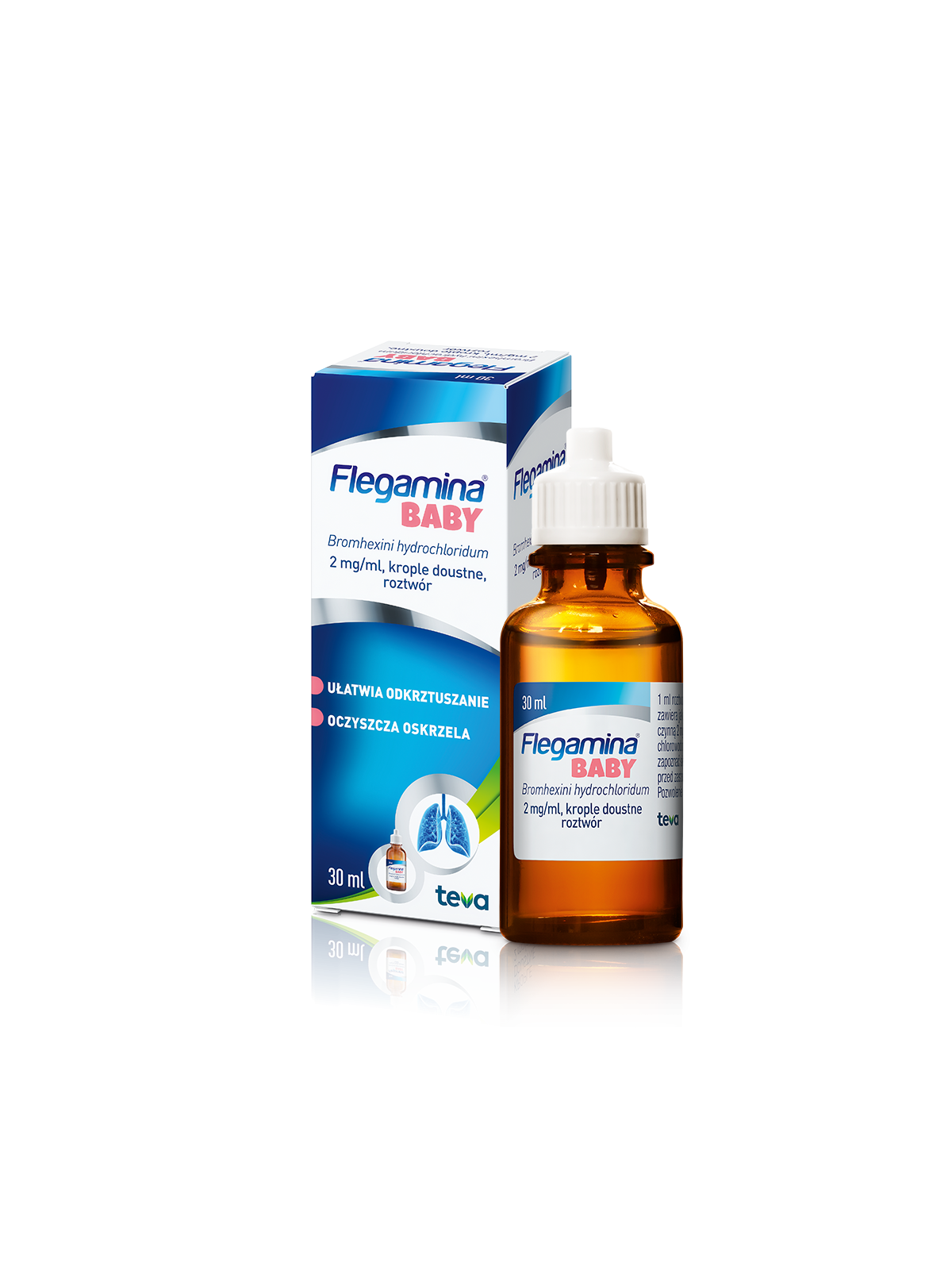 Flegamina Baby (2 mg/ml), oral drops, 30 ml