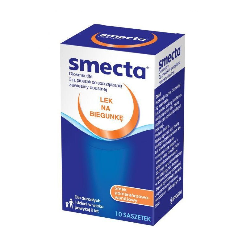 Smecta, Medicine for diarrhea, 10 sachets