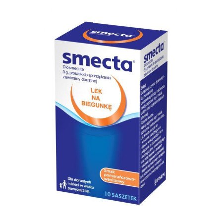 Smecta, Lek na biegunkę, 10 saszetek