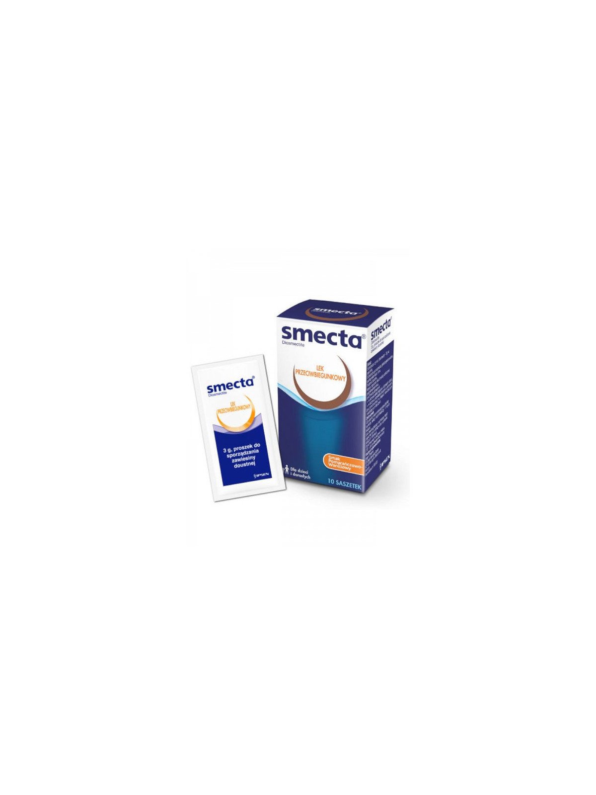 Smecta, Medicine for diarrhea, 10 sachets