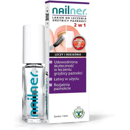 Nailner 2w1, lakier do leczenia grzybicy paznokci / 5ml