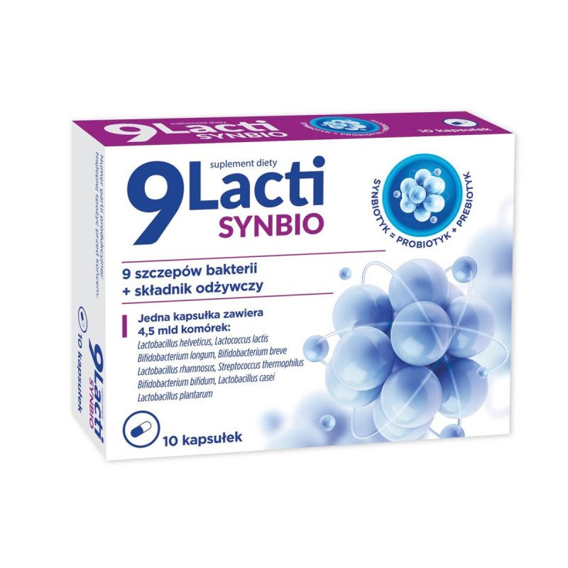 9 Lacti Synbio / Dietary Supplement / Supporting Gut Health / 10 caps