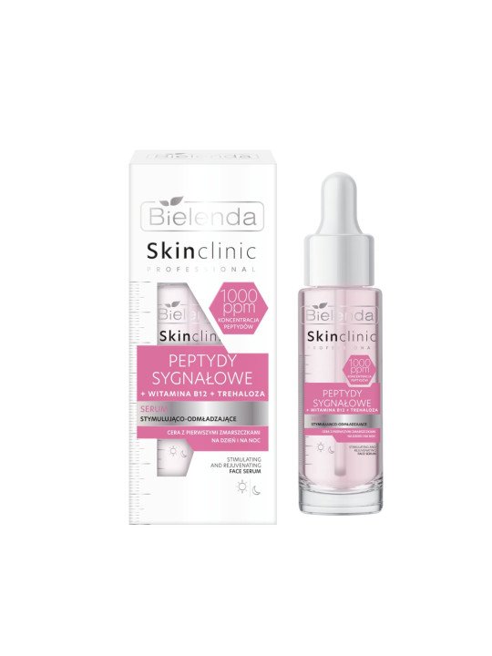 Bielenda Skinclinic Professional Serum Peptydowe Sygnałowe 30ml – Regeneracja i Wygładzanie Skóry