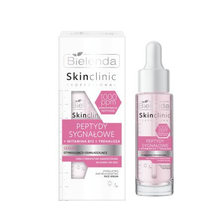 Bielenda Skinclinic Professional Serum Peptydowe Sygnałowe 30ml – Regeneracja i Wygładzanie Skóry
