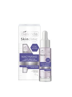 Bielenda Skinclinic Professional Serum with Niacinamide 30ml – Intensive Moisturization, Brightening and Improvement of Skin