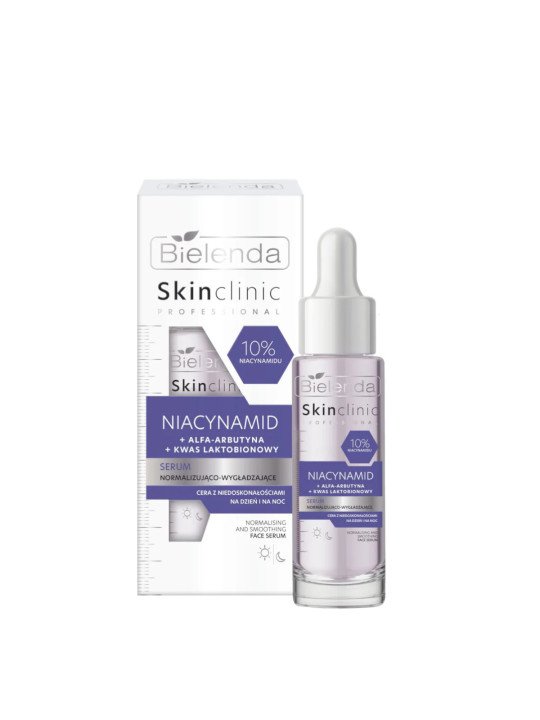 Bielenda Skinclinic Professional Serum with Niacinamide 30ml – Intensive Moisturization, Brightening and Improvement of Skin