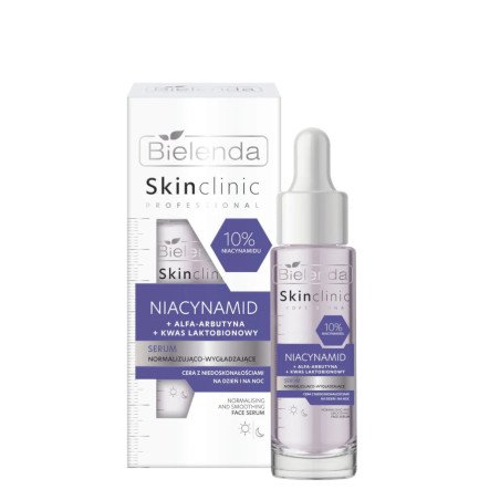 Bielenda Skinclinic Professional Serum with Niacinamide 30ml – Intensive Moisturization, Brightening and Improvement of Skin