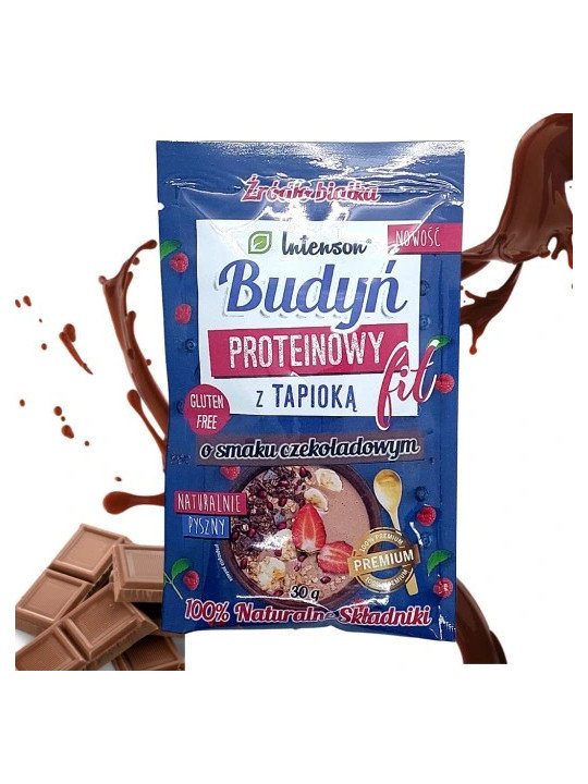 Intenson, Budyń Proteinowy z Tapioki o Smaku Czekoladowym, 30g