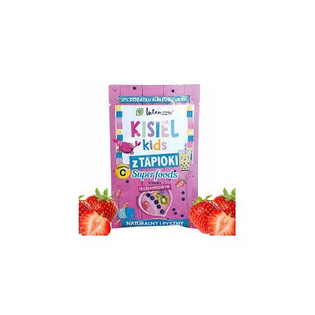 Intenson, Kisiel Kids z Tapioki Superfoods o Smaku Truskawkowym 30g