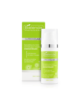 Bielenda Professional Supremelab, Specialized Normalizing and Moisturizing Cream with Bakuchiol, 50ml