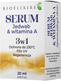 BIOELIXIRE, Silk Serum and Vitamin A, 20ml