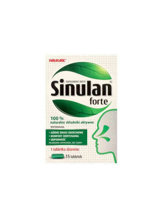 Sinulan Forte, Suplement Diety, 15 tabletek