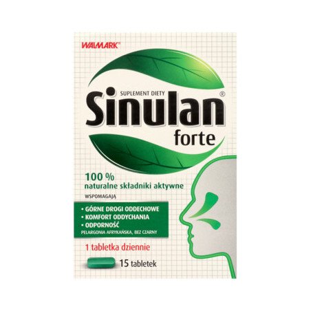 Sinulan Forte, Suplement Diety, 15 tabletek