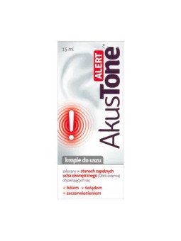 AkusTone ALERT, krople do uszu, 15 ml