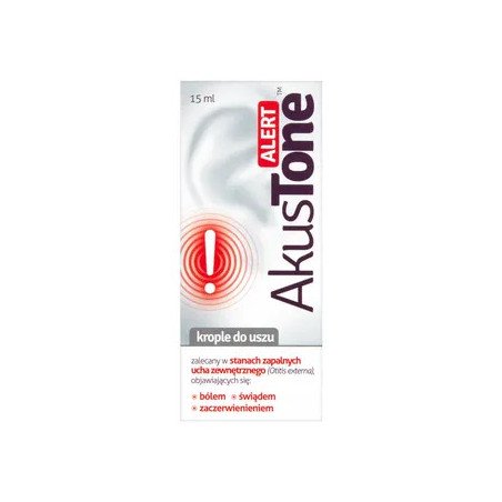 AkusTone ALERT, ear drops, 15 ml