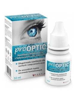 ProOPTIC moisturizing eye drops 0.4% HA, 10 ml