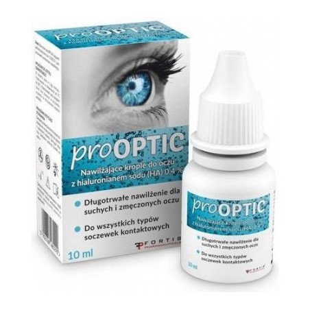 ProOPTIC moisturizing eye drops 0.4% HA, 10 ml