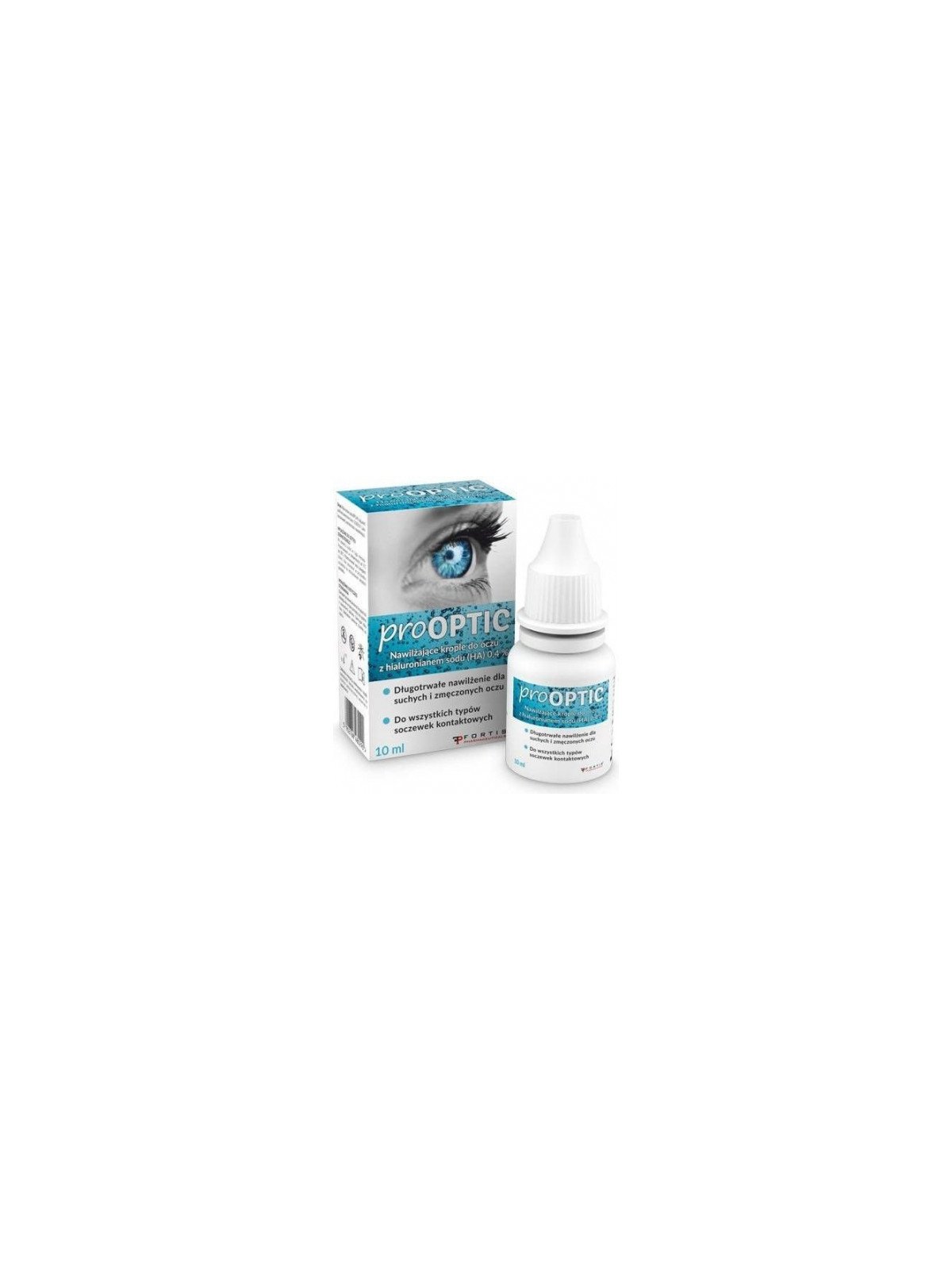 ProOPTIC moisturizing eye drops 0.4% HA, 10 ml