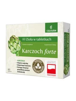 Colfarm Karczoch forte, tabletki, 60 tabletek