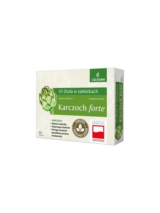 Colfarm Karczoch forte, tabletki, 60 tabletek