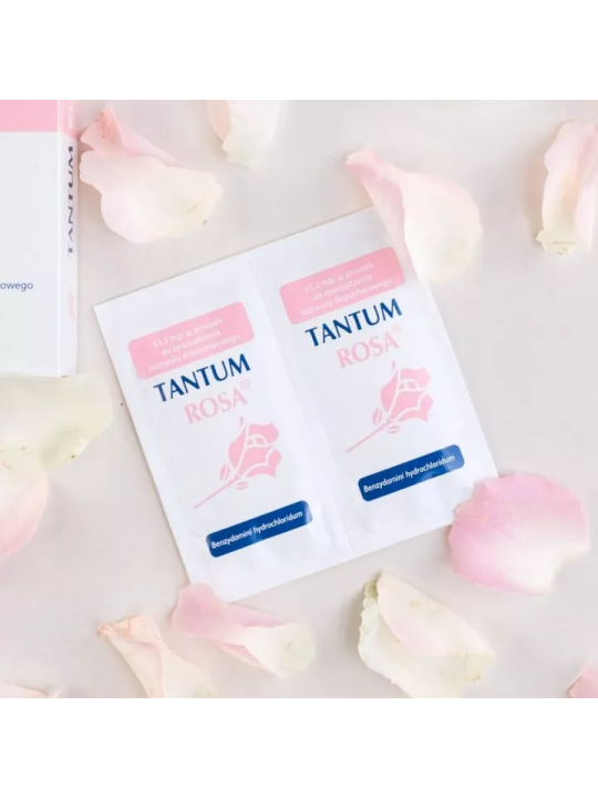 Tantum Rosa 53,2 mg/g, proszek do sporządzania roztworu, 10 saszetek