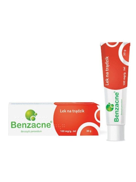 Benzacne, Lek na trądzik, żel 100 mg/g, 30 g