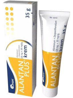 Alantan Plus (yellow), cream for irritated and dry skin, 35g