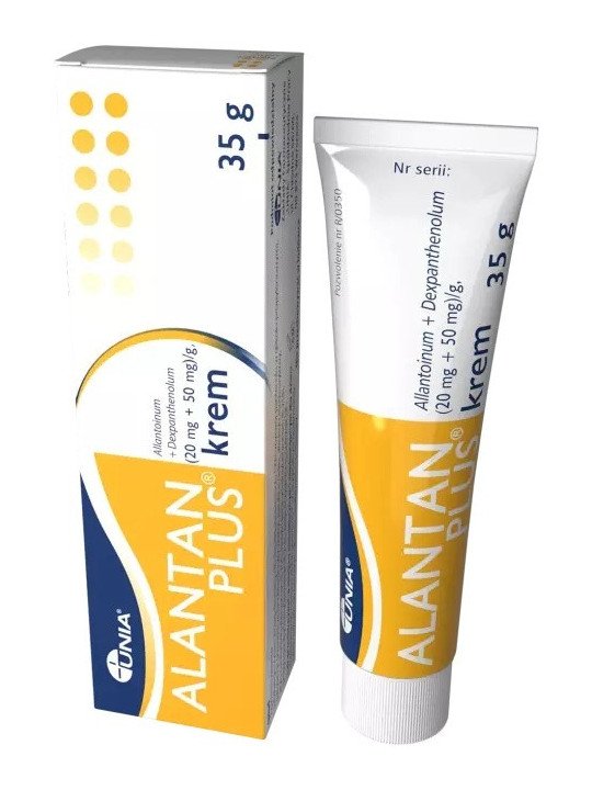 Alantan Plus (yellow), cream for irritated and dry skin, 35g