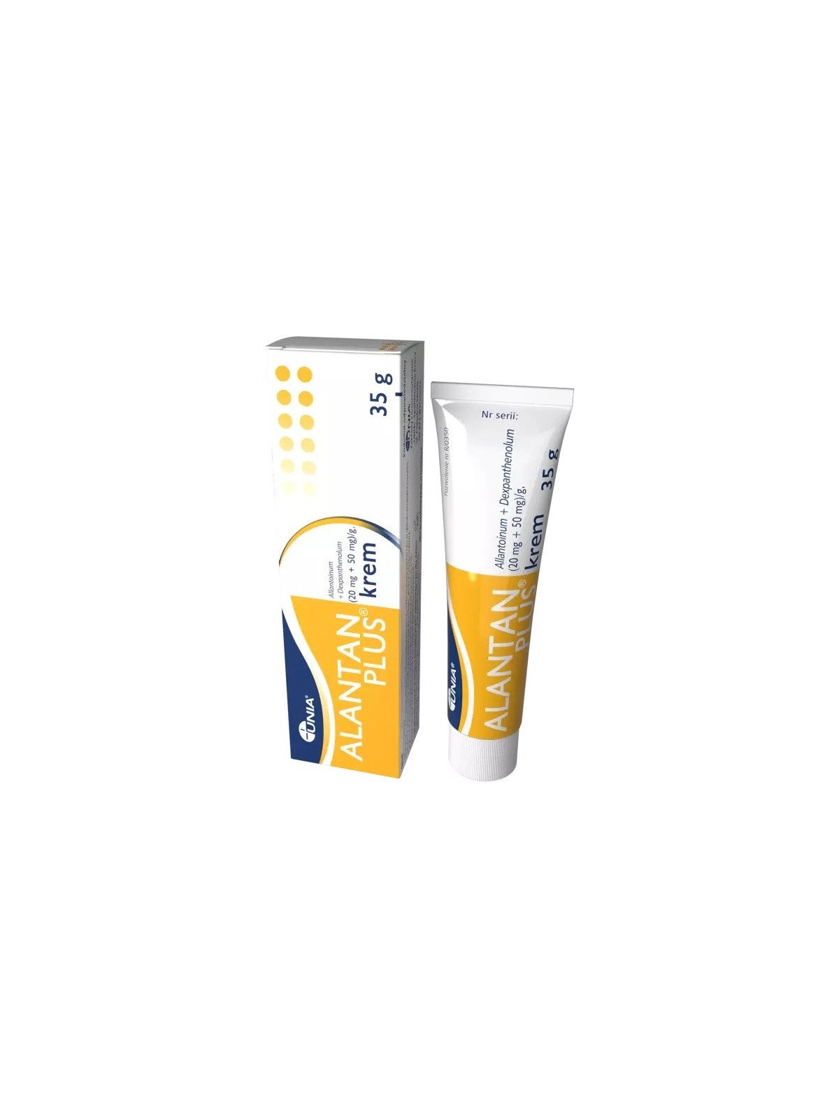 Alantan Plus (yellow), cream for irritated and dry skin, 35g