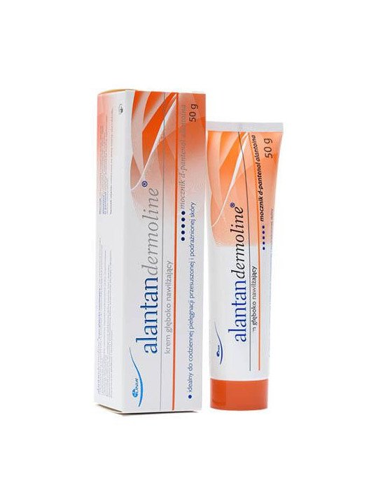 Alantan Dermoline, deeply moisturizing cream, dry and irritated skin, 50 g (damaged box - see second photo)