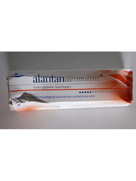 Alantan Dermoline, deeply moisturizing cream, dry and irritated skin, 50 g (damaged box - see second photo)