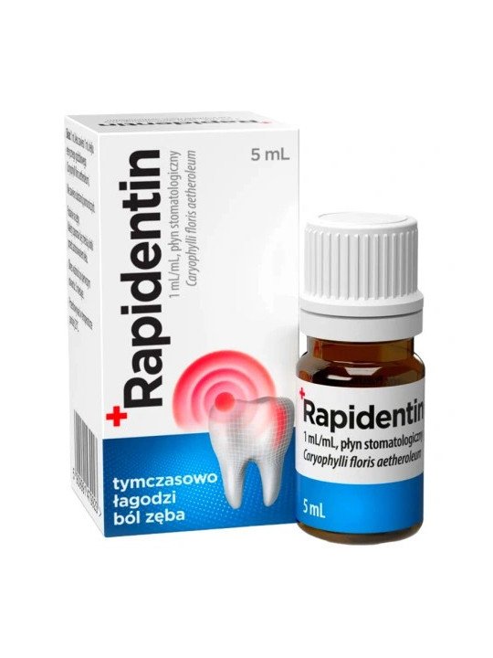 Rapidentin, dental fluid for relieving toothache, 5 ml